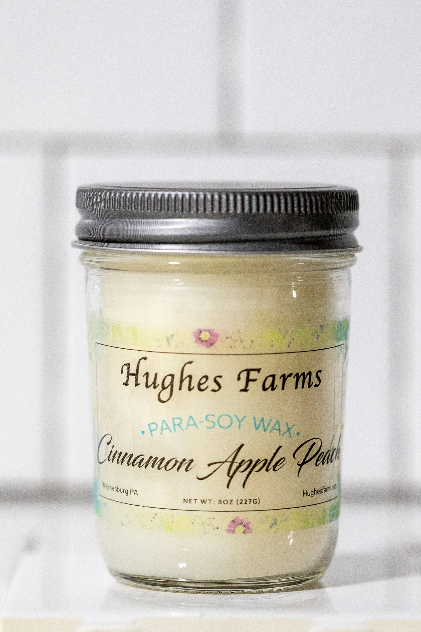 8oz Candle - Cinnamon Apple Peaches