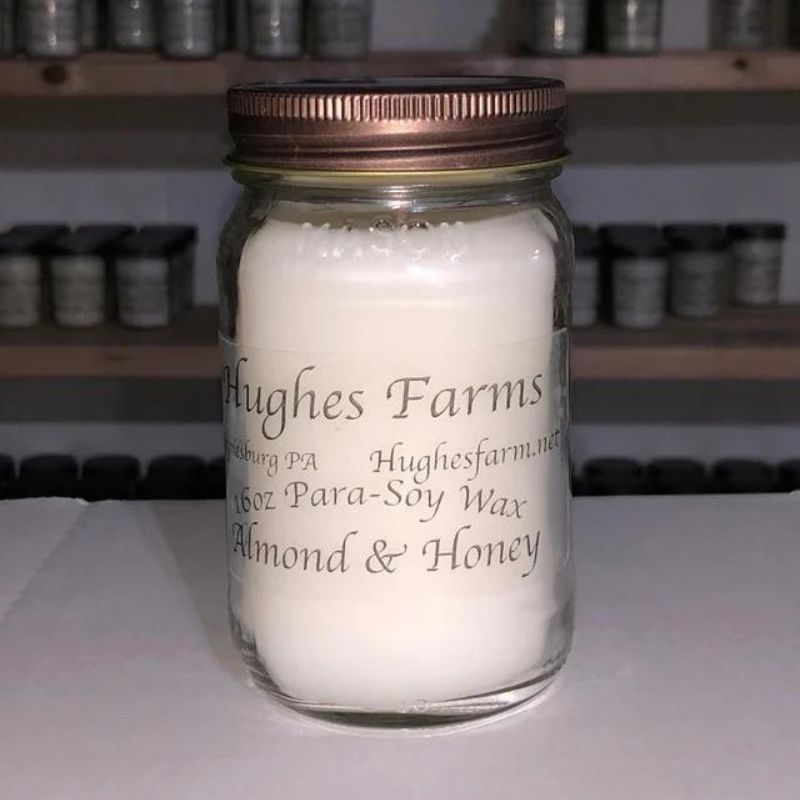 16oz candle - Almond & Honey