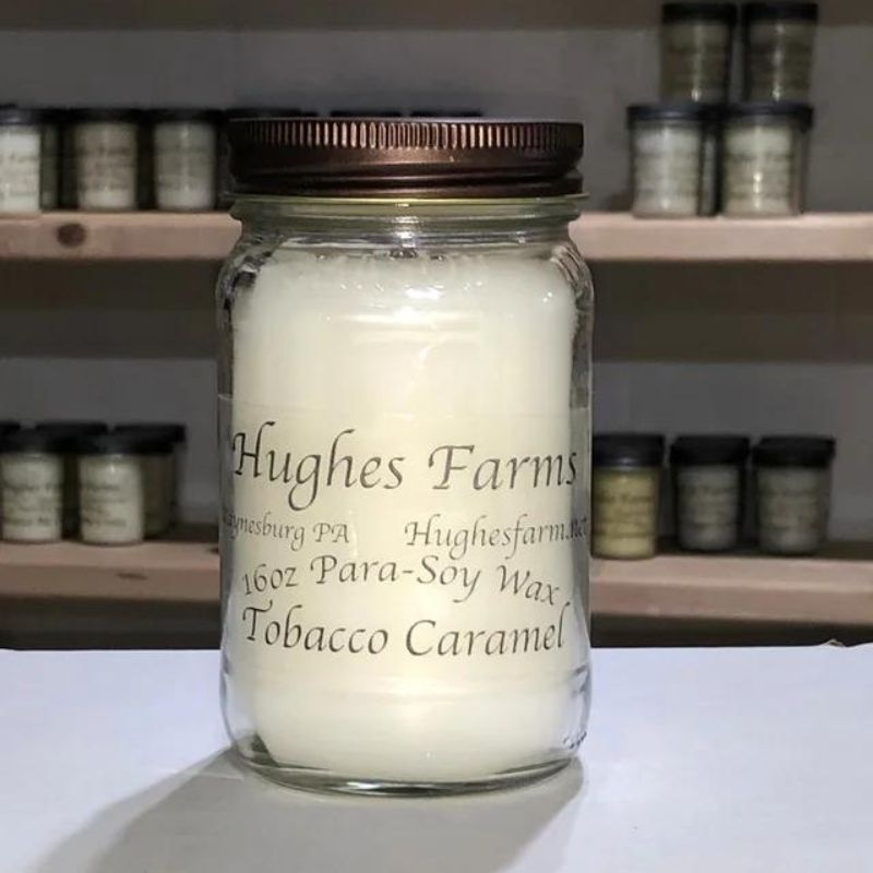 16oz Candle - Tobacco Caramel
