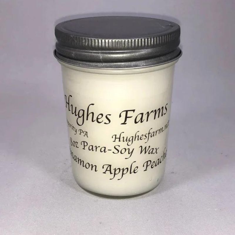 8oz Candle - Cinnamon Apple Peaches