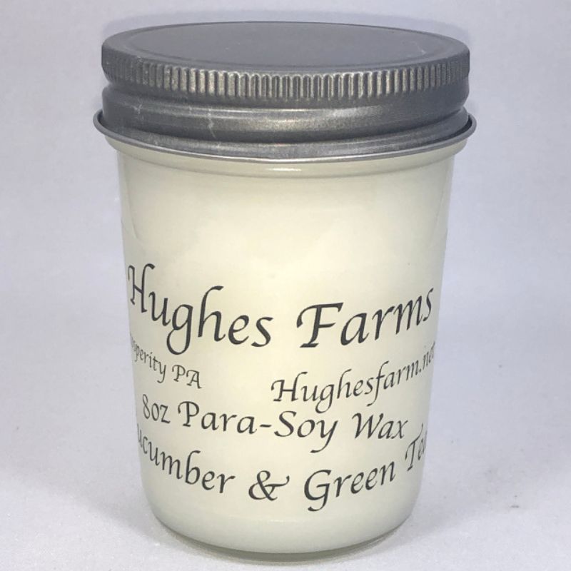 8oz Candle - Cucumber & Green Tea