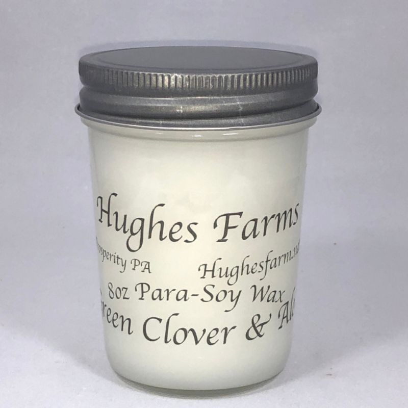 8oz Candle - Green Clover & Aloe