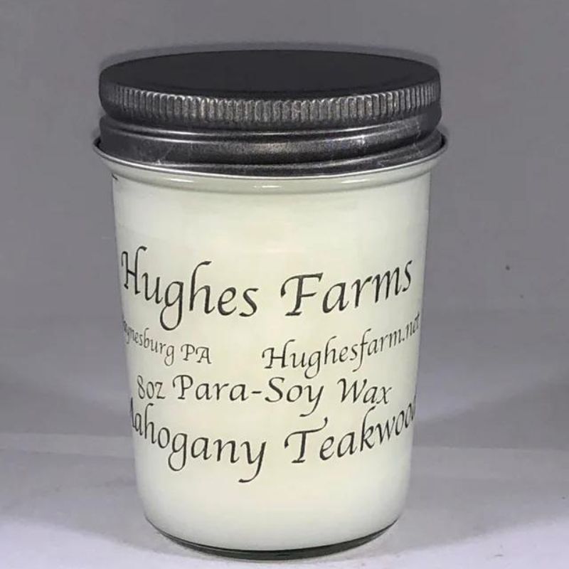 8oz Candle - Mahogany Teakwood