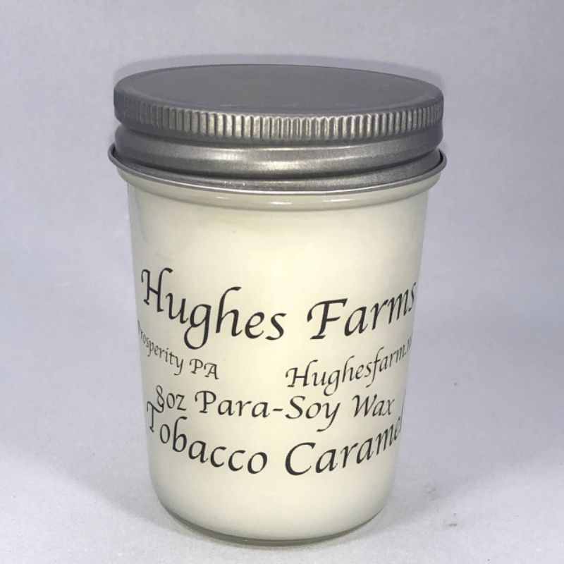 8oz Candle - Tobacco Caramel