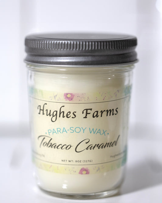 8oz Candle - Tobacco Caramel