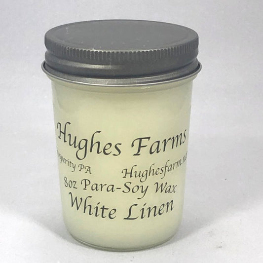 8oz Candle - White Linen